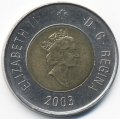 Канада 2 доллара 2003 год - Полярный медведь