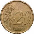 Бельгия 20 евроцентов 2004 год