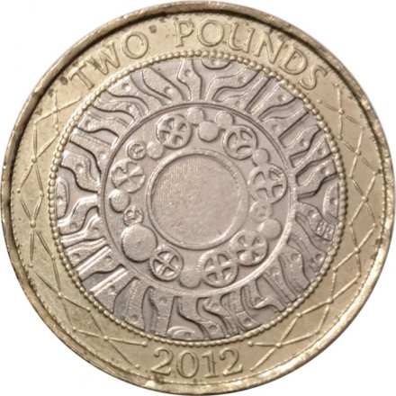 Великобритания 2 фунта 2012 год