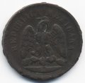 Мексика 1 сентаво 1889 год