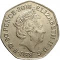 Великобритания 50 пенсов 2018 год - 150 лет со дня рождения Беатрис Поттер, Глостерский портной