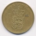 Дания 1 крона 1956 год - Король Фредерик IX