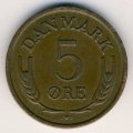 Дания 5 эре 1968 год
