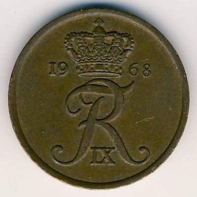 Дания 5 эре 1968 год