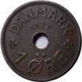 Дания 1 эре 1933 год