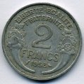 Франция 2 франка 1958 год