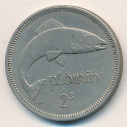 Ирландия 1 флорин (2 шиллинга) 1962 год