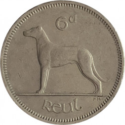 Ирландия 6 пенсов 1967 год