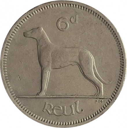 Ирландия 6 пенсов 1967 год