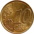 Испания 10 евроцентов 2008 год