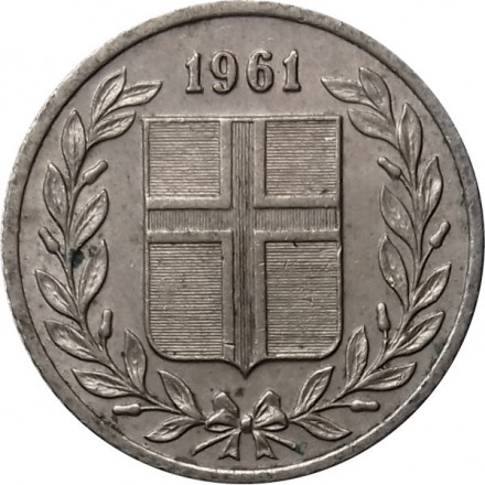Исландия 25 эйре 1961 год