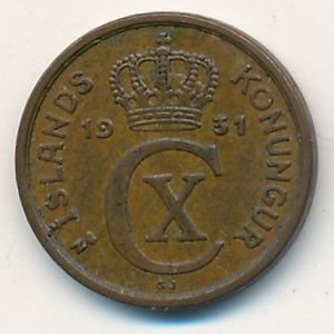 Исландия 1 эйре 1931 год