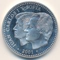 Испания 2000 песет 2001 год - 132 года Песете, последний выпуск