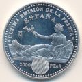 Испания 2000 песет 2001 год - 132 года Песете, последний выпуск