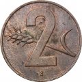Швейцария 2 раппена 1957 год