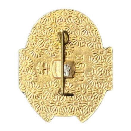 Значок Школа 7 класс. Серп и молот