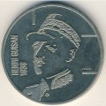 Швейцария 5 франков 1989 год - Генерал Анри Гуисан