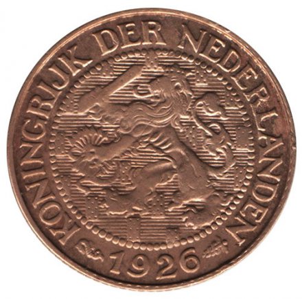 Нидерланды 1 цент 1926 год