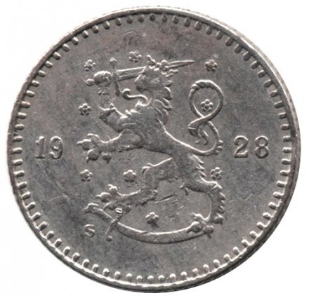 Финляндия 25 пенни 1928 год