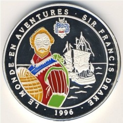 Монета Бенин 1000 франков КФА 1996 год