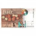 Франция 100 франков 1998 год - Поль Сезанн XF+