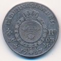 Швеция 1/6 риксдалера 1777 год