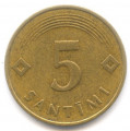 Латвия 5 сантимов 1992 год