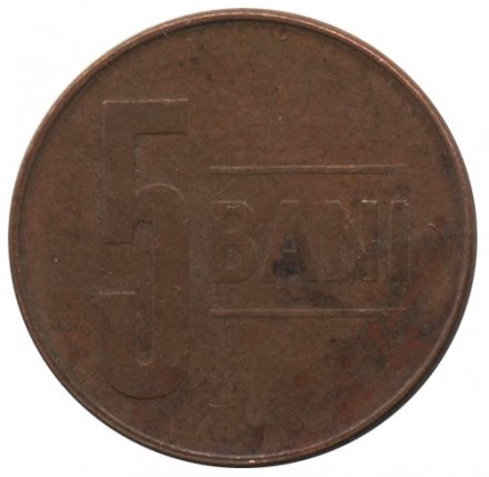 Румыния 5 бани 2007 год