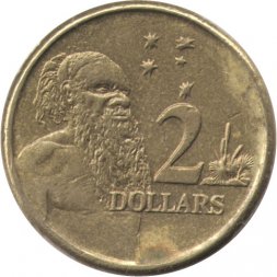 Австралия 2 доллара 2008 год - VF-