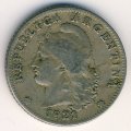 Аргентина 20 сентаво 1921 год