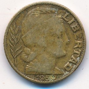 Аргентина 5 сентаво 1950 год