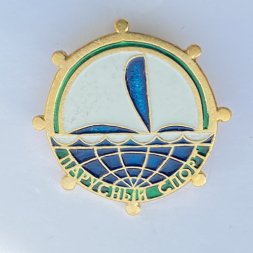 Значок. Парусный спорт. Штурвал