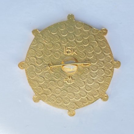 Значок. Парусный спорт. Штурвал