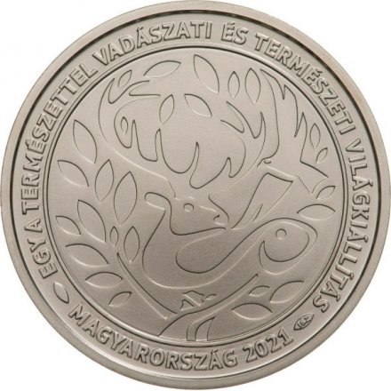 Венгрия 2000 форинтов 2021 год - Всемирная Охотничья Выставка