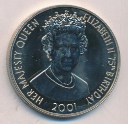 Тристан-да-Кунья 50 пенсов 2001 год