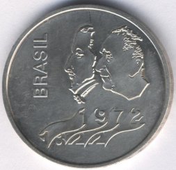 Бразилия 20 крузейро 1972 год Декларация о независимости