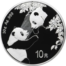 Китай 10 юаней 2023 год - Панда