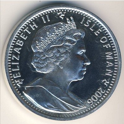 Остров Мэн 1 крона 2006 год - 80-летие Королевы Елизаветы II