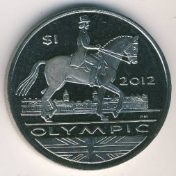 Виргинские острова 1 доллар 2009 год