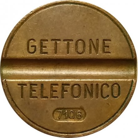 Жетон телефонный Италия Gettone Telefonico - 7106