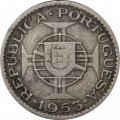 Ангола 2,5 эскудо 1953 год