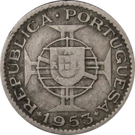 Ангола 2,5 эскудо 1953 год