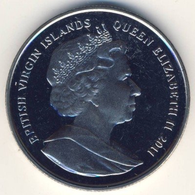 Виргинские острова 1 доллар 2011 год - Трагедия 11 сентября 2001 года. Башни-близнецы