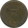 Норвегия 2 эре 1936 год