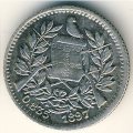 Гватемала 1/2 реала 1897 год
