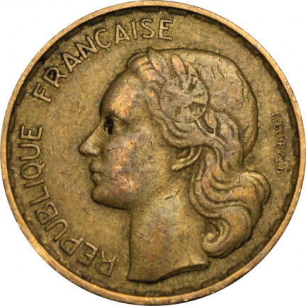 Франция 20 франков 1953 год (B)