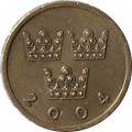 Швеция 50 эре 2004 год - Король Карл XVI Густав