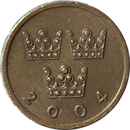 Швеция 50 эре 2004 год - Король Карл XVI Густав