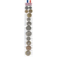 Набор из 13 монет Франция 1962-1997 год - Последняя Франция