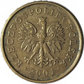 Польша 5 грошей 2001 год